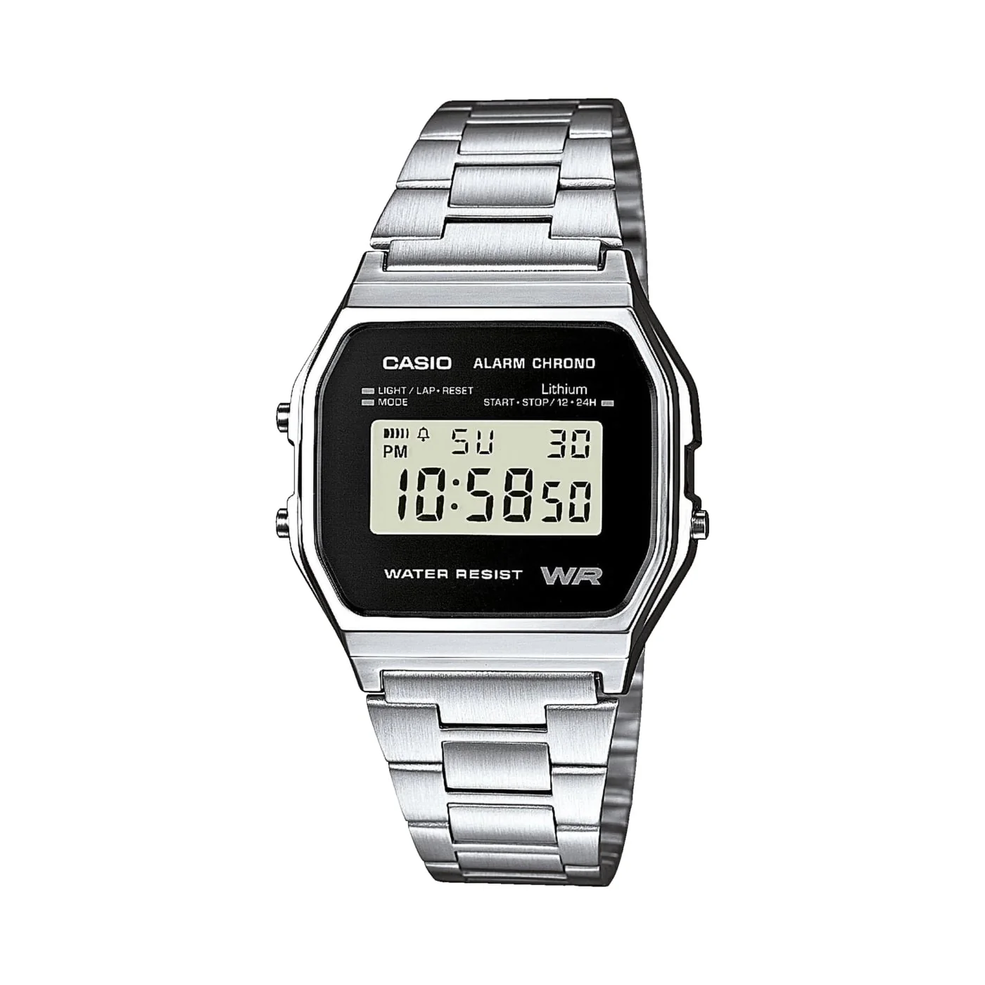 Casio vintage A158WEA-1EF Classico quadrante nero
