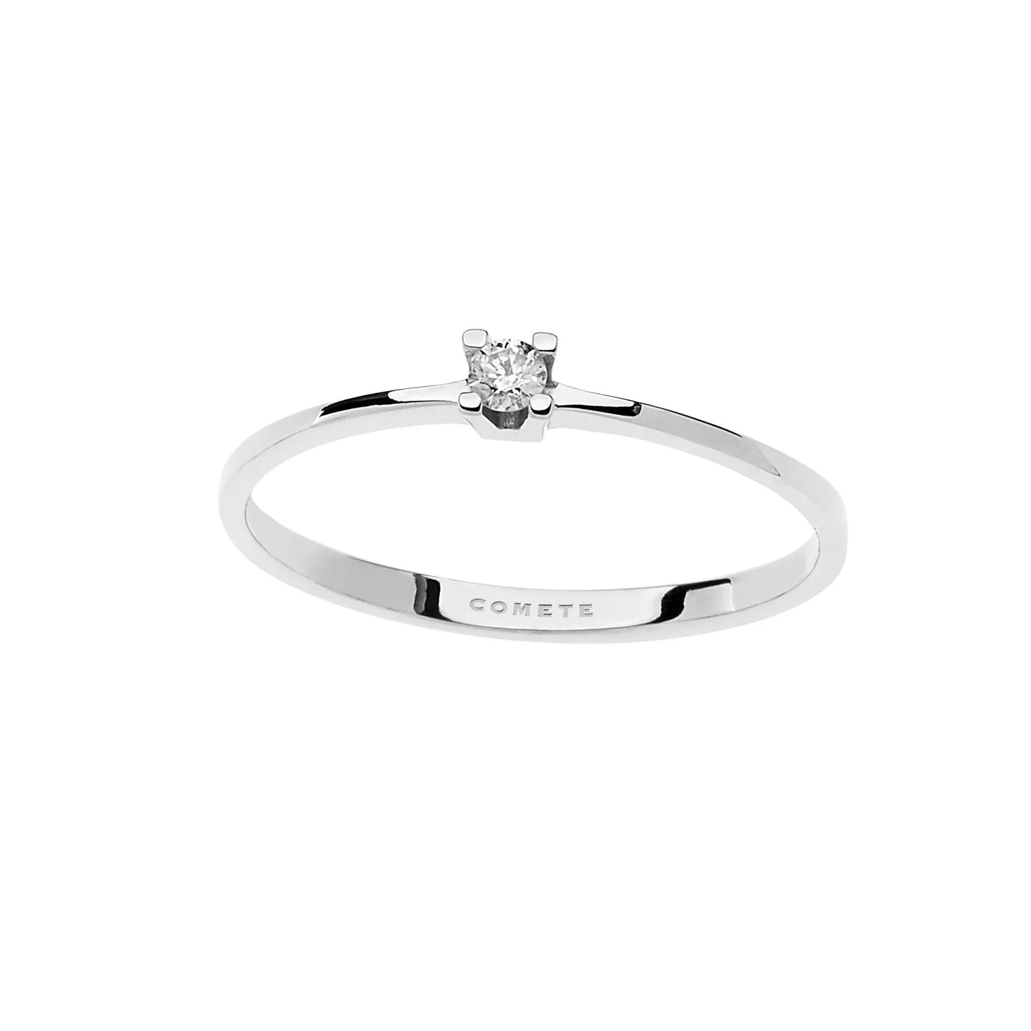 Anello solitario Comete Gioielli brillante ct 0,06 - ANB 2193