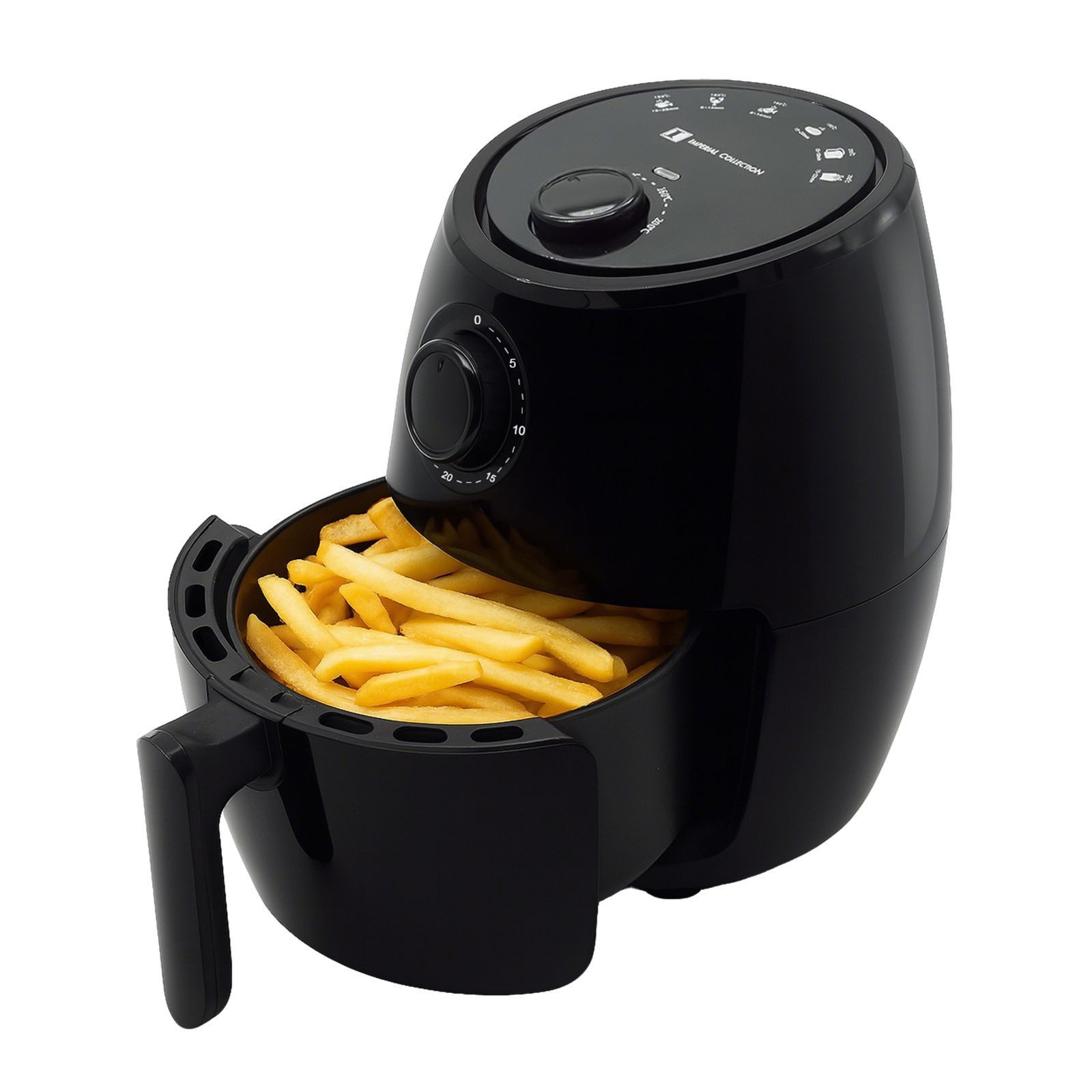 Heißluftfritteuse Airfryer mit ausziehbarem Fach, Heissluftfritteuse inkl. Timer