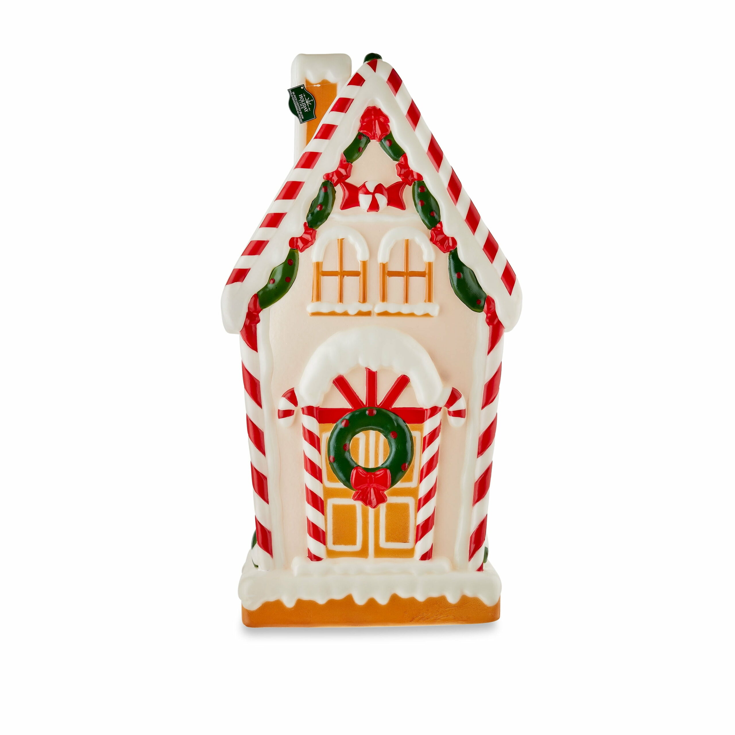 Holiday Time 36&prime;&prime; Blow Mold Light Up Gingerbread House Decoration