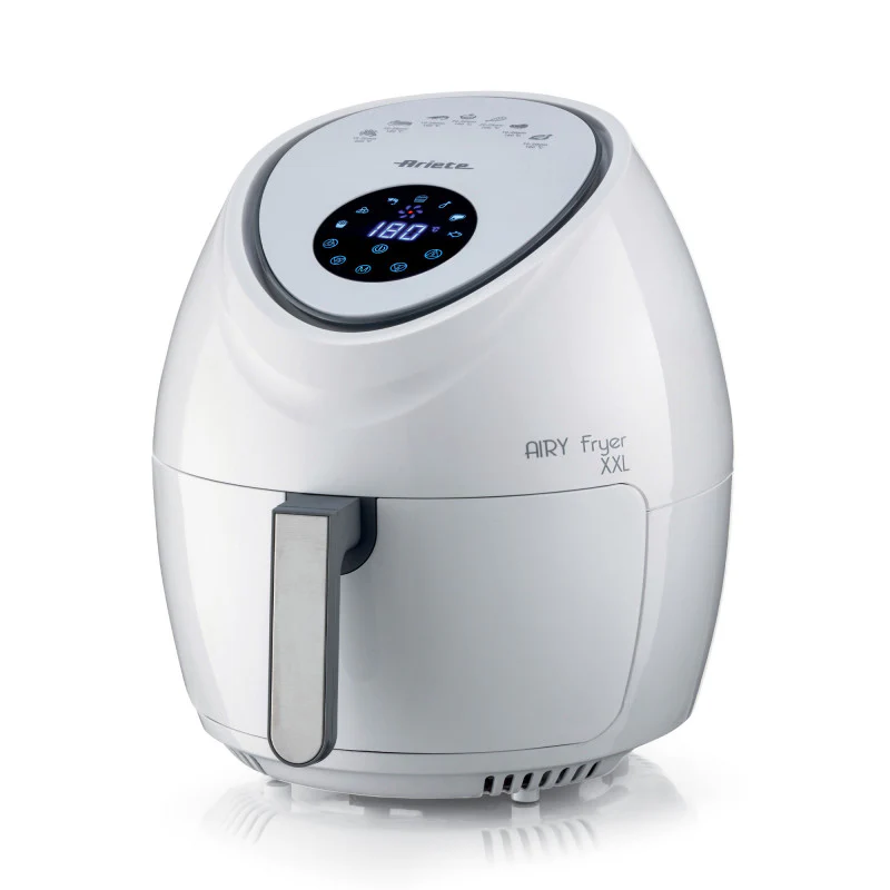 Friggitrice ad aria XXL 1800W, 7L, 2,8kg capacità cottura, 12 programmi preimpostati - Bianco