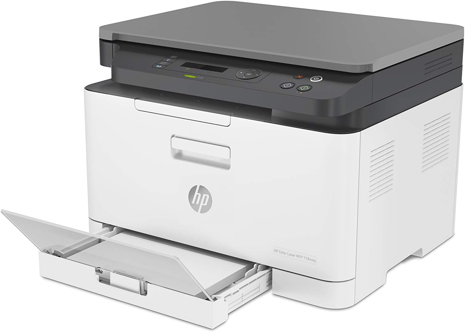 HP Color Laser 150nw Farb-Laserdrucker (Drucker, USB, LAN, WLAN),weiß-grau