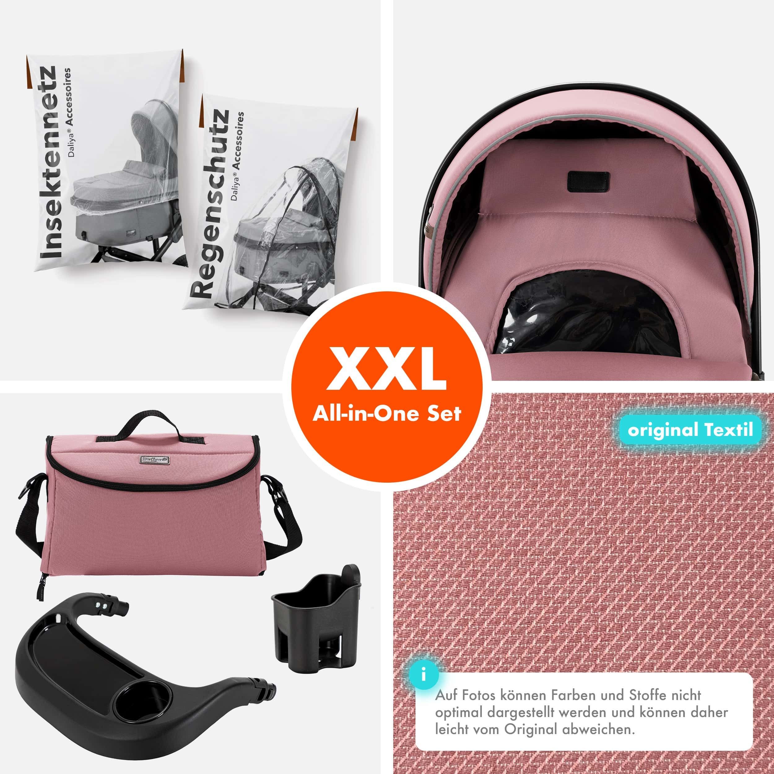 Kombi-Kinderwagen FLEXI-PRO 2in1 Kinderwagen & Buggy, Reisekinderwagen, XXL Set