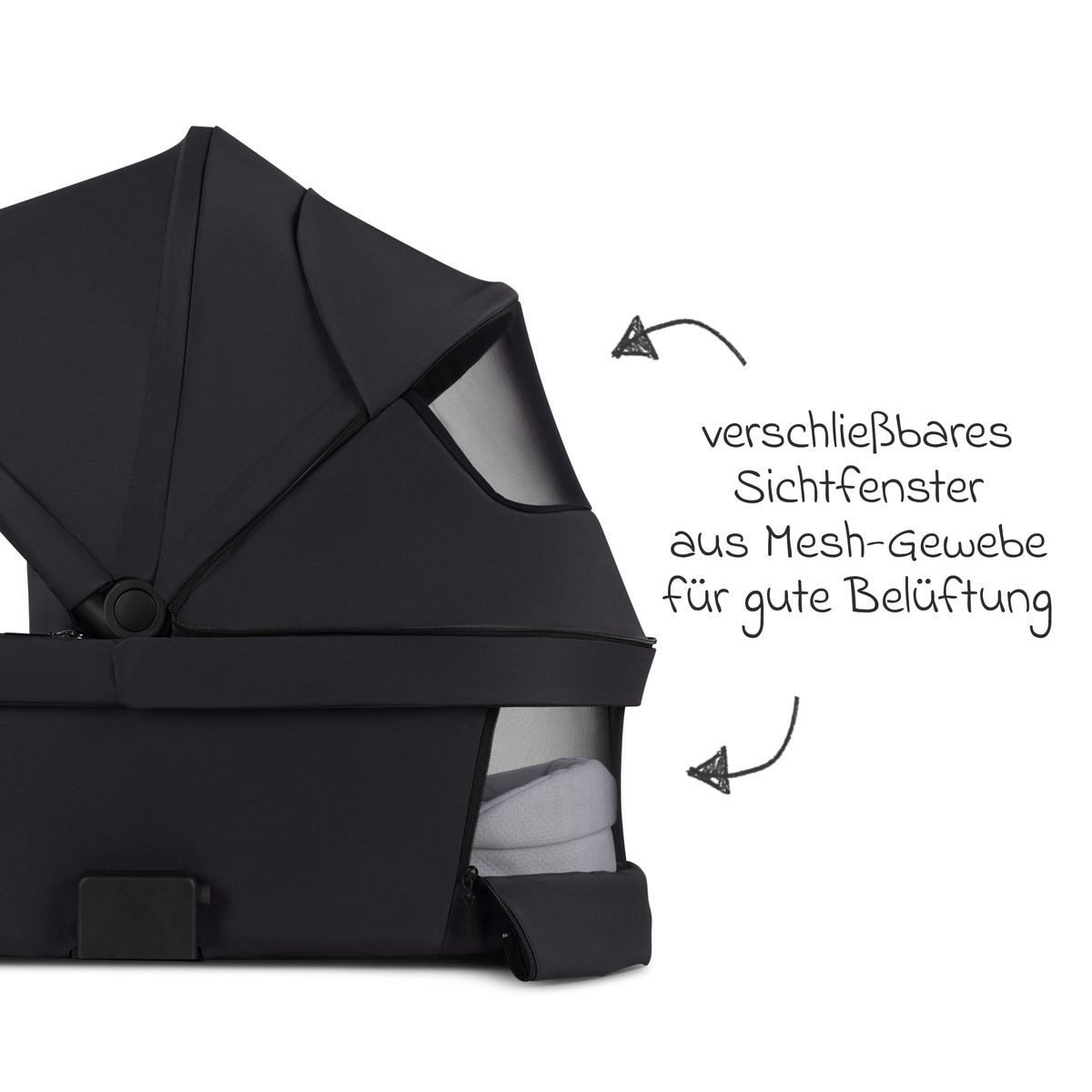 Kombi-Kinderwagen Salsa 5 Run - Pure - Coal