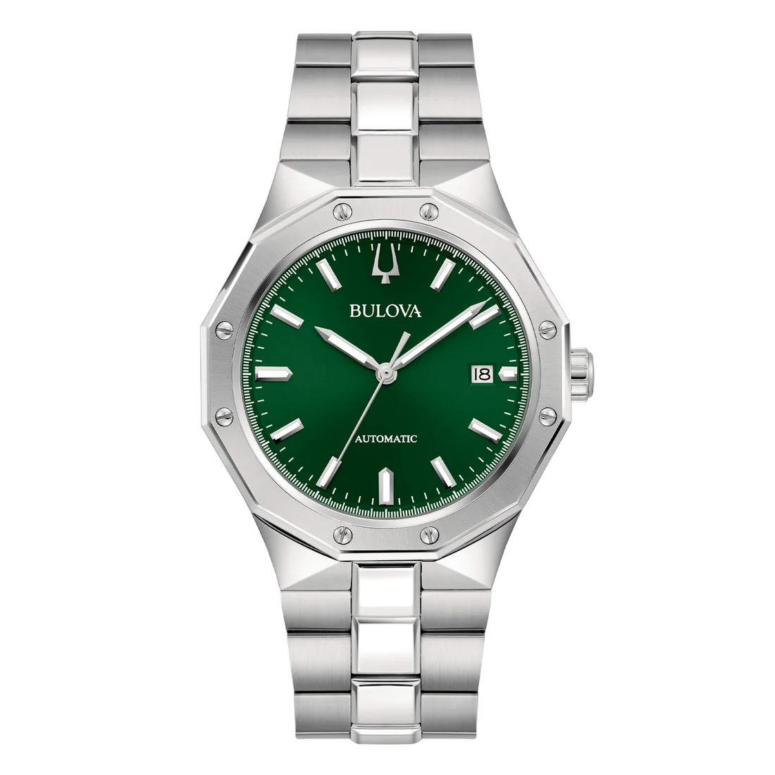 Orologio Bulova 96B464 Octagon automatico quadrante verde