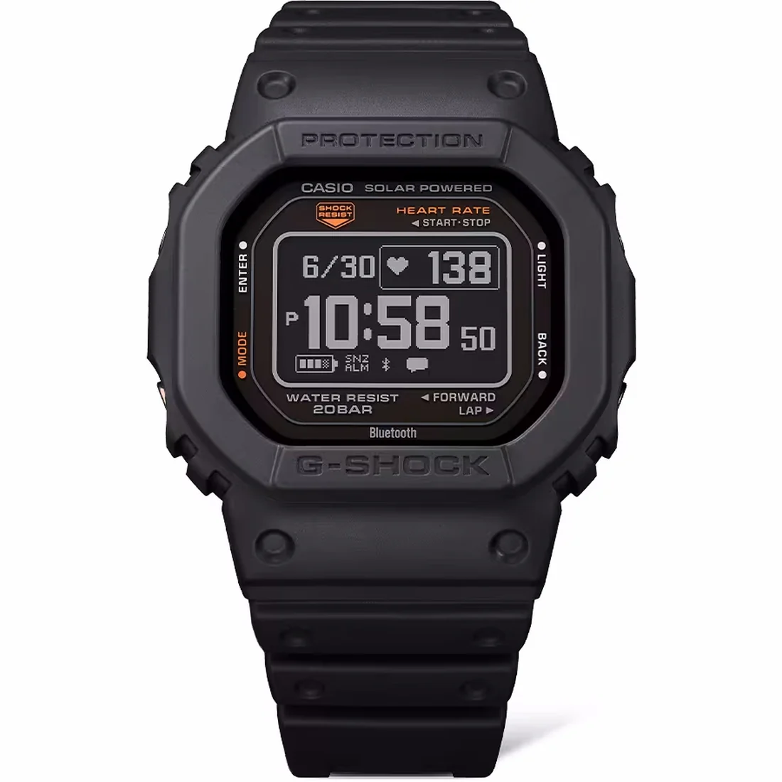 Orologio G-Shock DW-H5600-1ER sensore cardio e solare