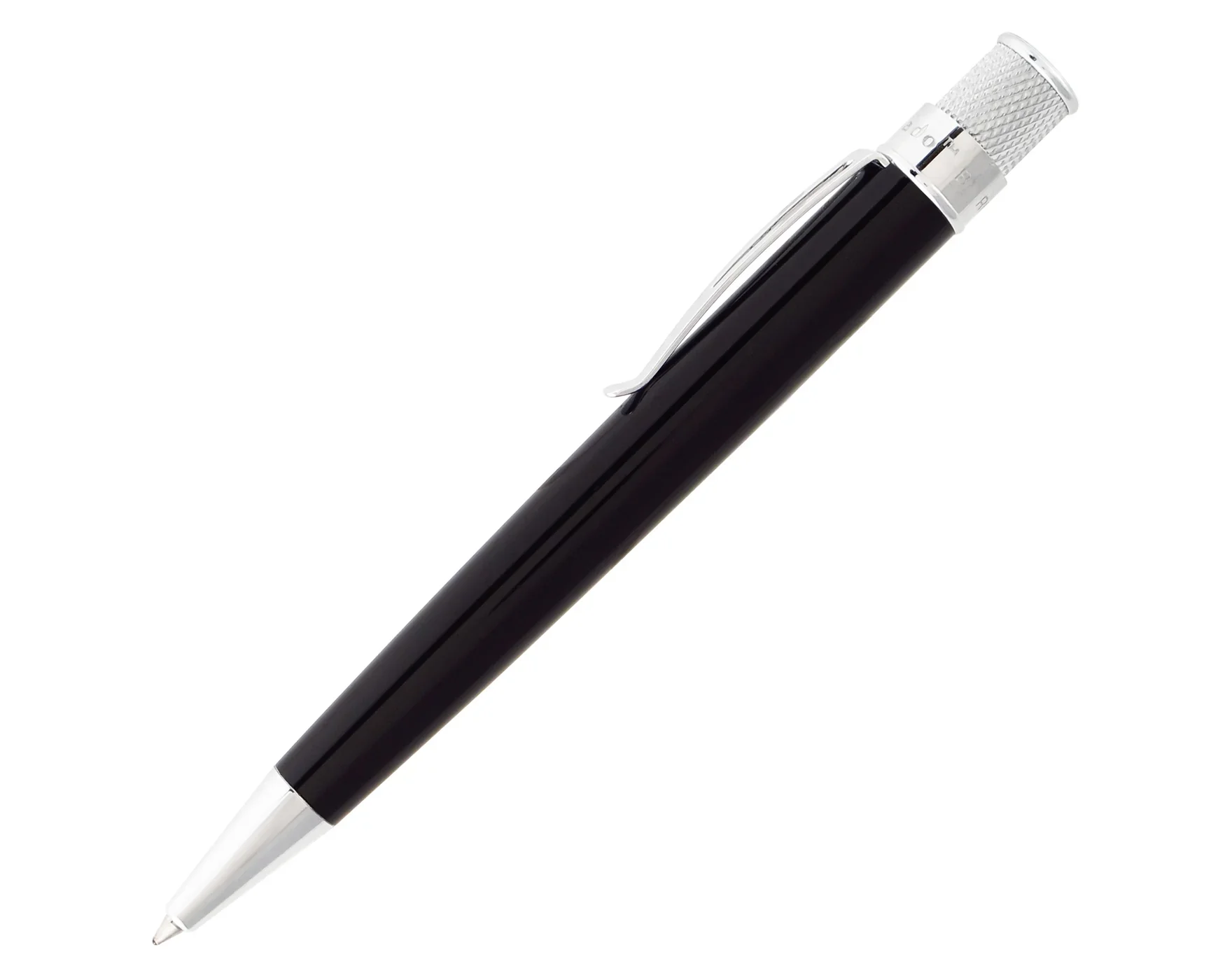 Retro 51 Tornado? Classic Lacquer Rollerball Pen - Black