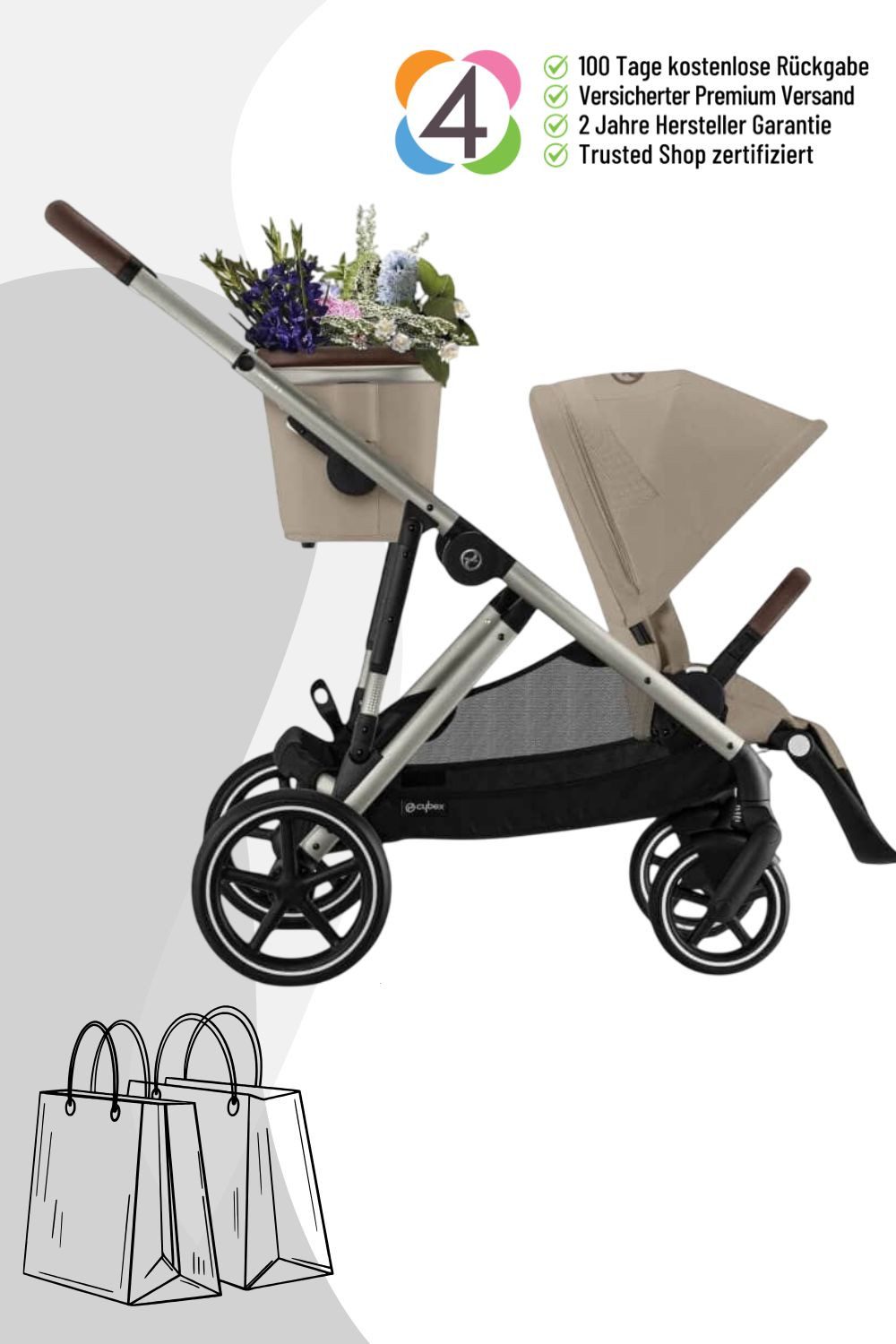 Kombi-Kinderwagen Gazelle S