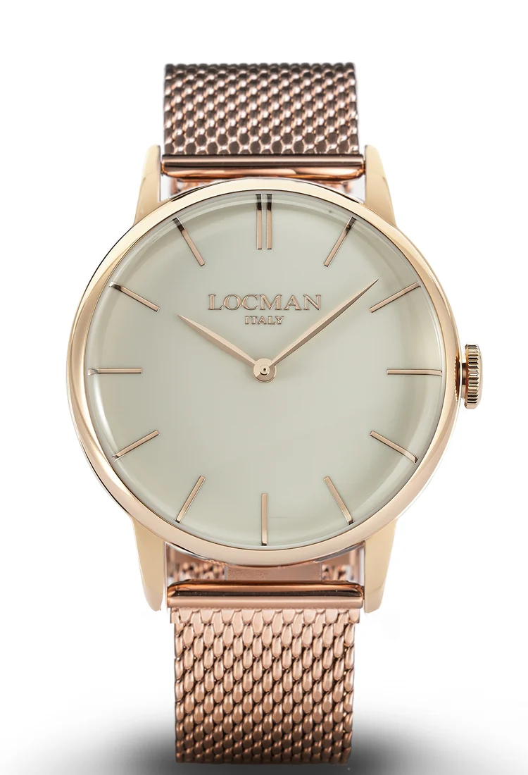 Locman 1960 maglia milano dorato rosa avorio 0251V10-RGAVRGBR