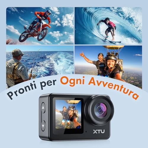 XTU Fotocamera Telecomando Anti Shake 170°Grandangolo