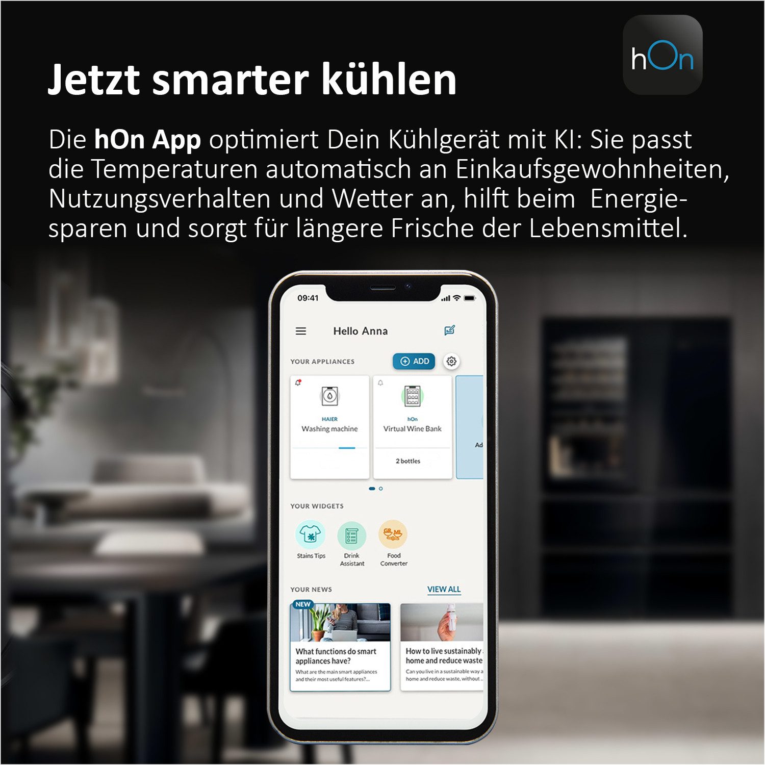 Einbaukühlgefrierkombination HBQW5518E