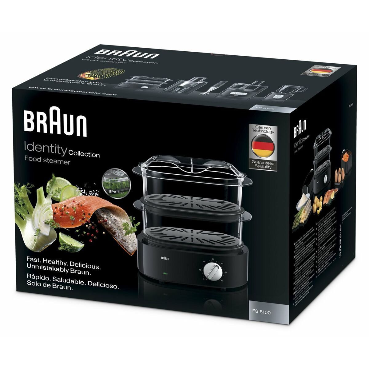 Dörrautomat Braun Dampfkocher FS 5100 Dörrautomat
