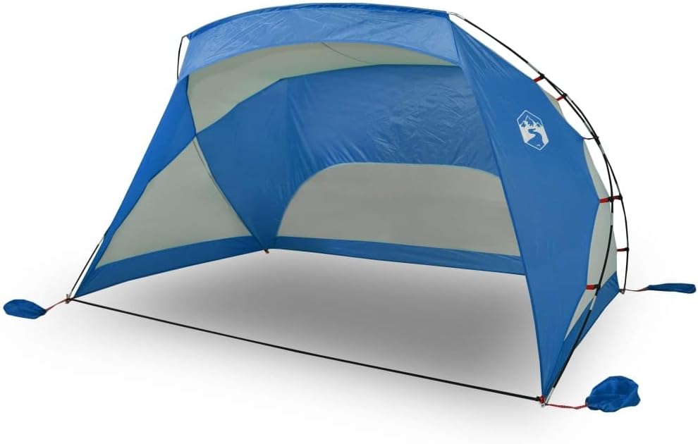 Sportartikel Artikel-Strandzelt Azurblau 274x178x170/148 cm 185T Polyester Safehappy