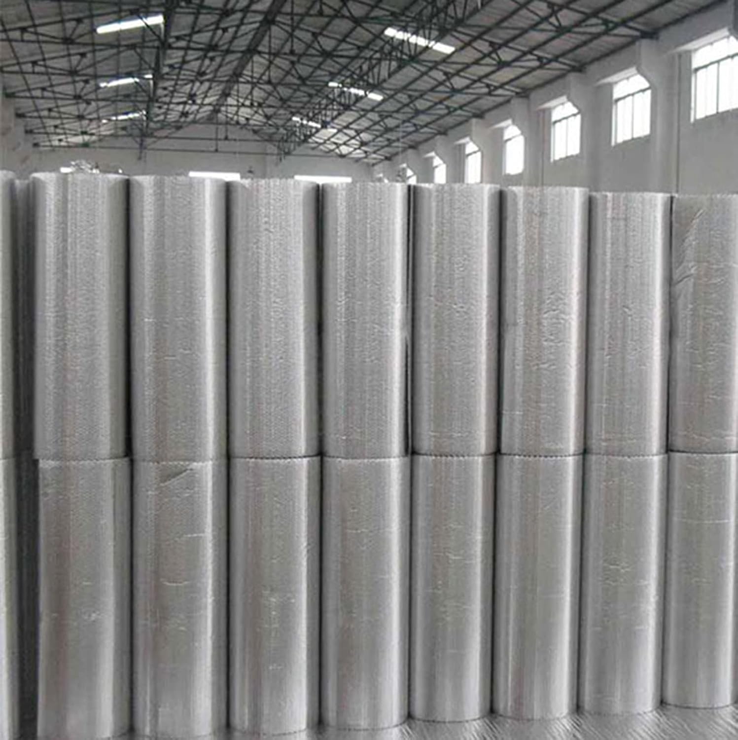 Luftpolsterfolie zur Isolierung, Reflektierende Isolierrolle for Dachböden, Garagen, Wohnmobile, Verschiedene Größen und Stärken(10mm(thk),1 * 7M(7m²))