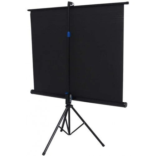 Quisilife Portable Projector Screen Mobile Collapsible Projection Screen with Stand &ndash; 4:3 HD Anti Crease Outdoor/Indoor Movies Screen for Home Theater Cinema (Color : Black, Size : 84inch)