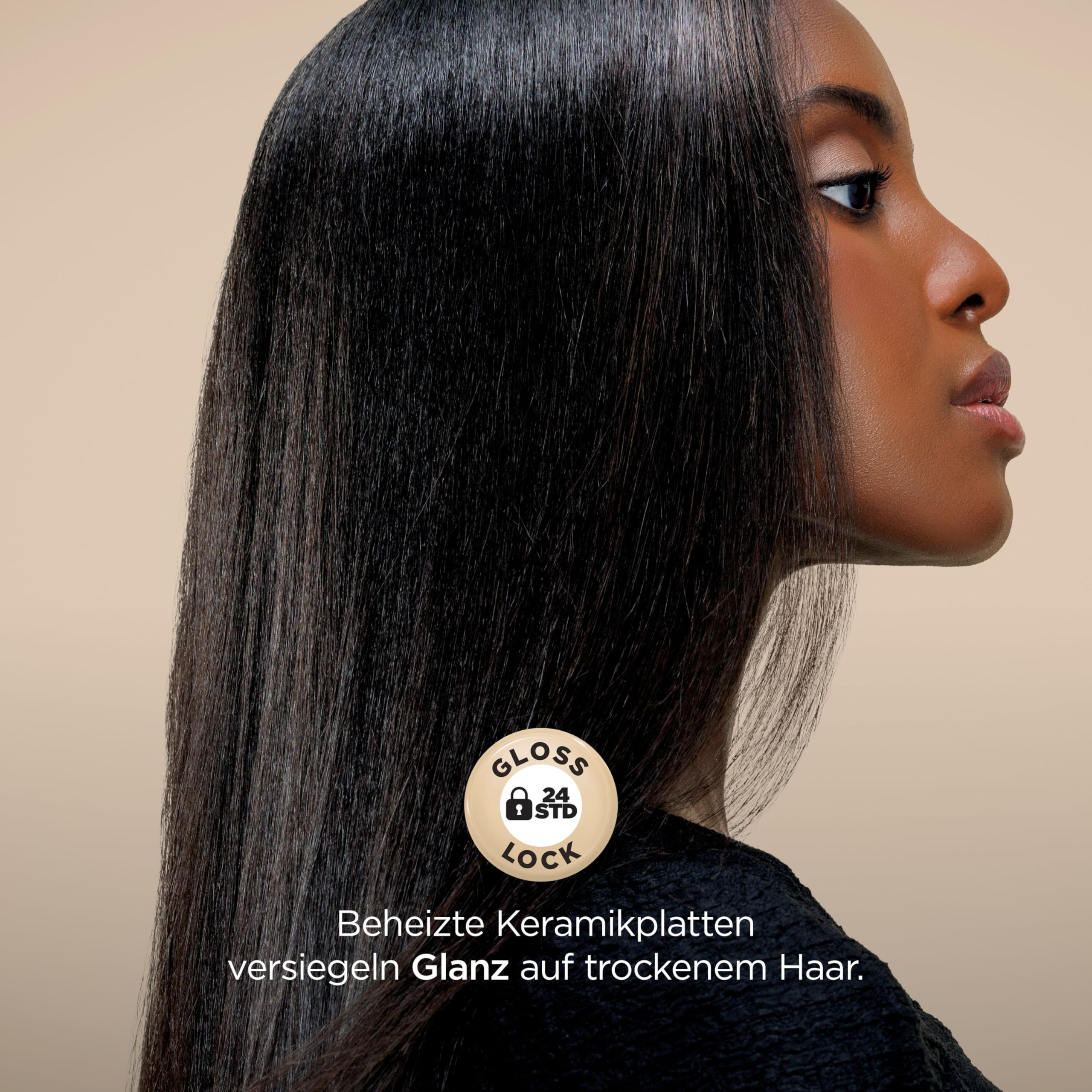 Multistyler und Haartrockner für glatte Haare, Wellen und Locken mit 5 Aufsätzen, 1500 Watt, Keramik, Gold