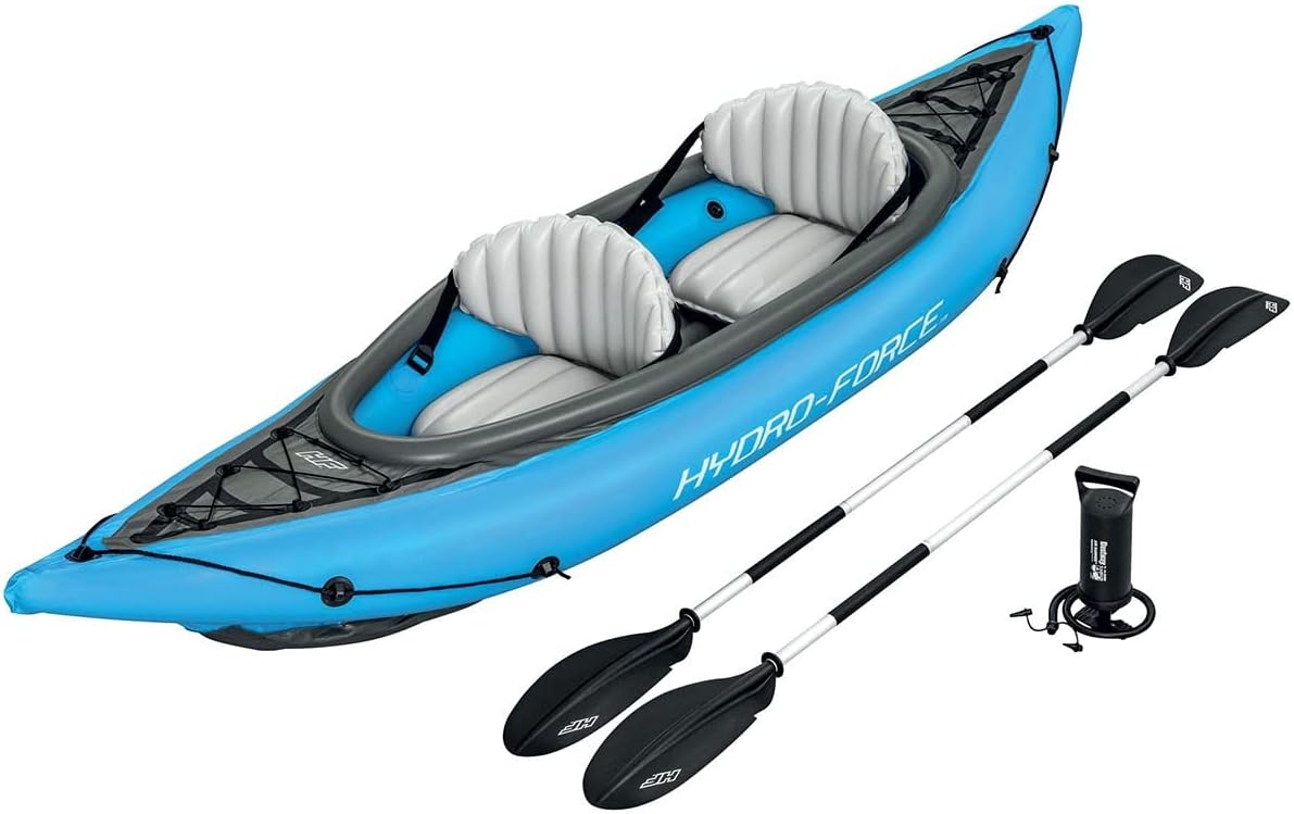 Bestway 65131, Hydro-Force Kayak X2 Cove Champion 3,31 m x 88 cm Unisex Adulto