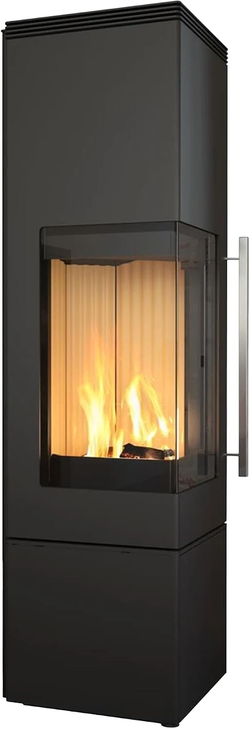HARK Kaminofen, 6 kW, Schwarz, 165 ECOplus - Korpus: graphit