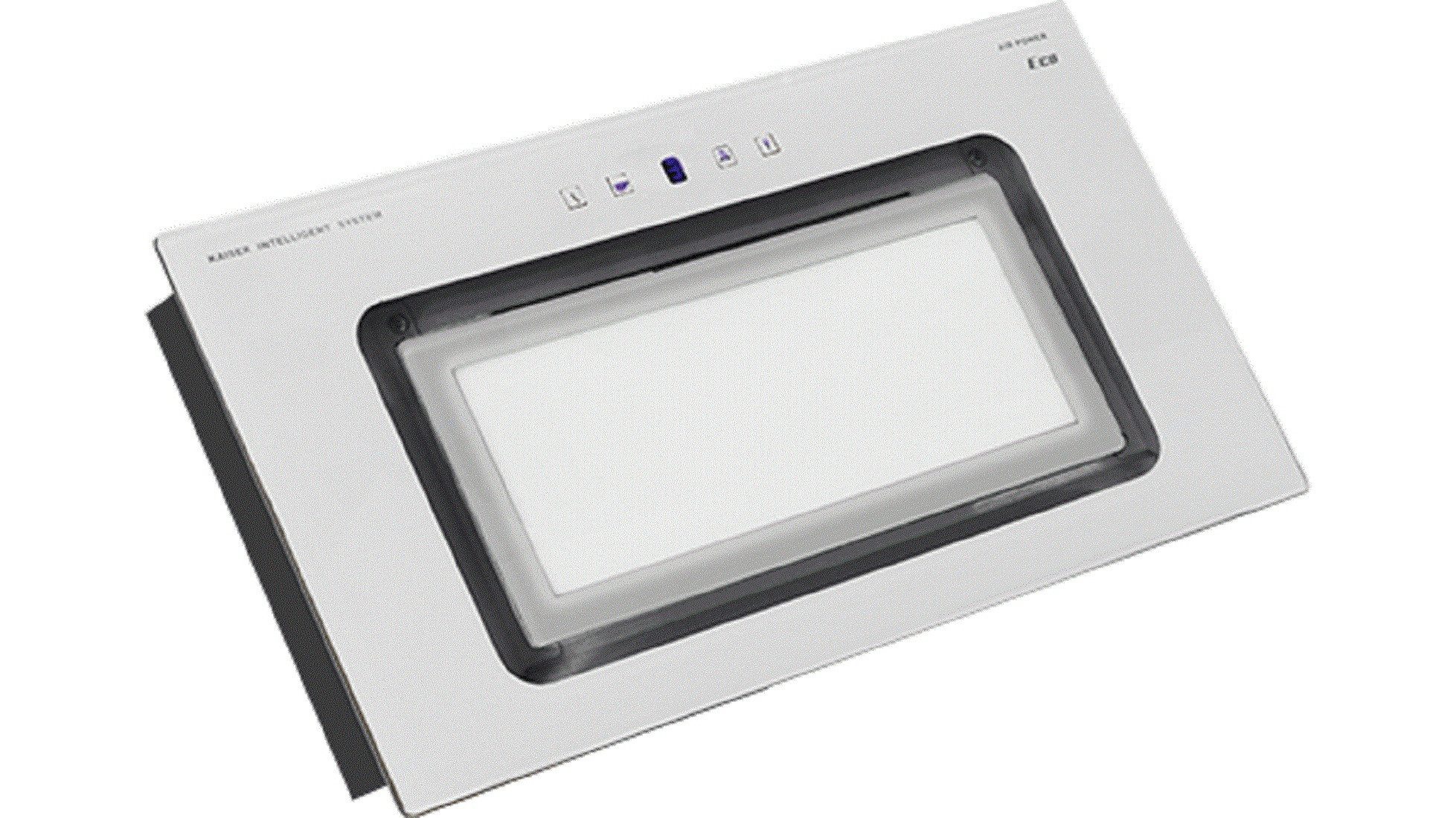 Lüfterbaustein EA 546 W Eco.,. Deckenhaube, Weiß Glas, 52 cm, 600 m³/h,LED