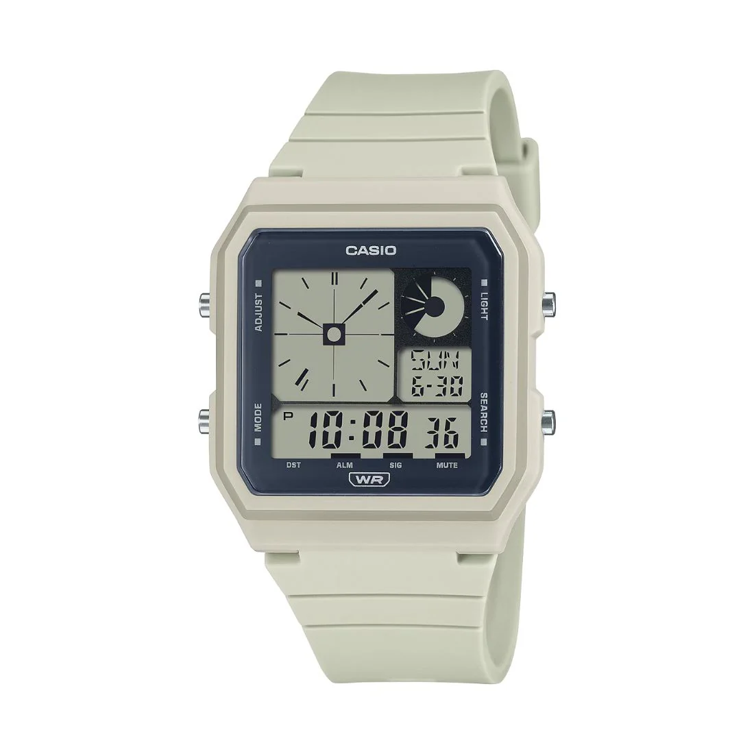 Orologio Casio LF-20W-8AEF analogico digitale bianco