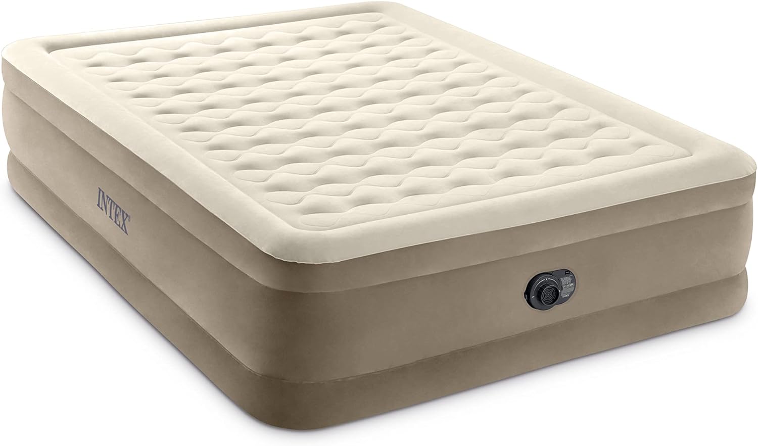 Intex 64426ND Dura-Beam Ultra Plush Single Mattress with Built-in Electric Pump, 99 x 191 x 46 cm