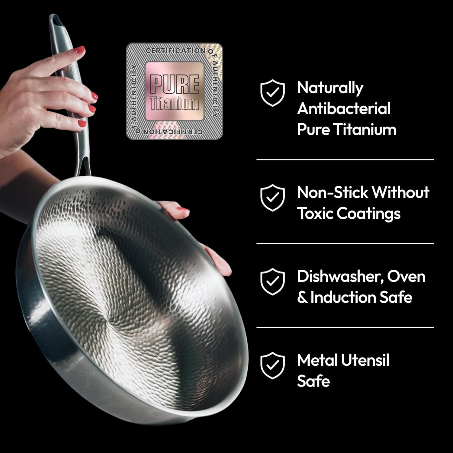 Plateful Titanium Pan For Cooking 12