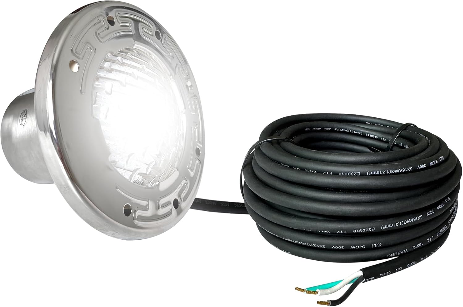 15,2 cm LED-Pool-Lichter für Innenpool, Unterwasser-Schwimmbad-Lichter, geeignet für die meisten 15,2 cm nassen Nischen, AC120 V Spa-Licht für Schwimmbad und Spa, IP68 wasserdicht, weiß