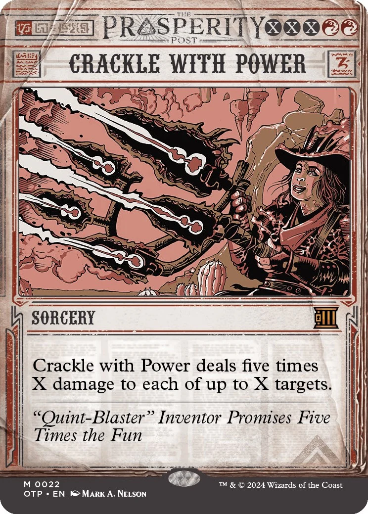 Crackle with Power (22) (Outlaws of Thunder Junction: Breaking News)