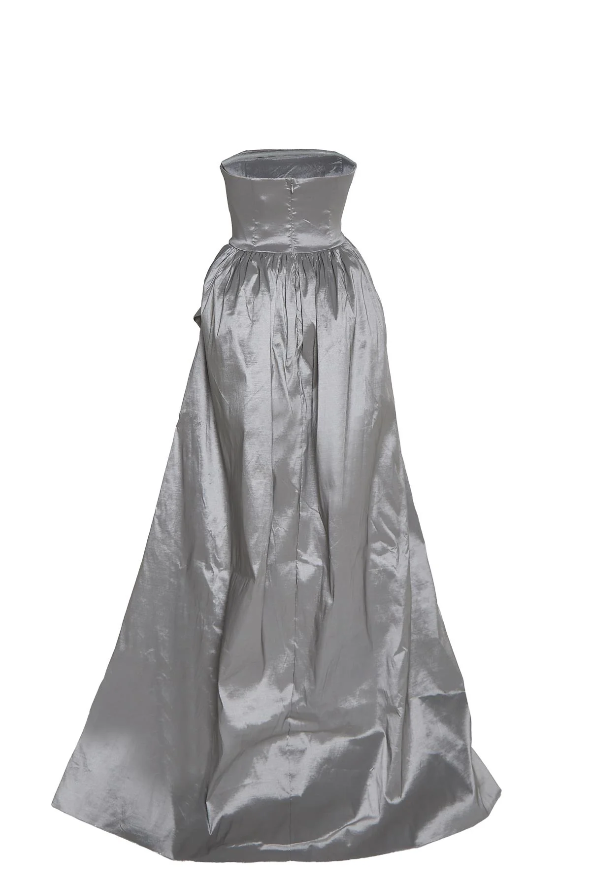 Emma Silver Hi-Low Hem Maxi