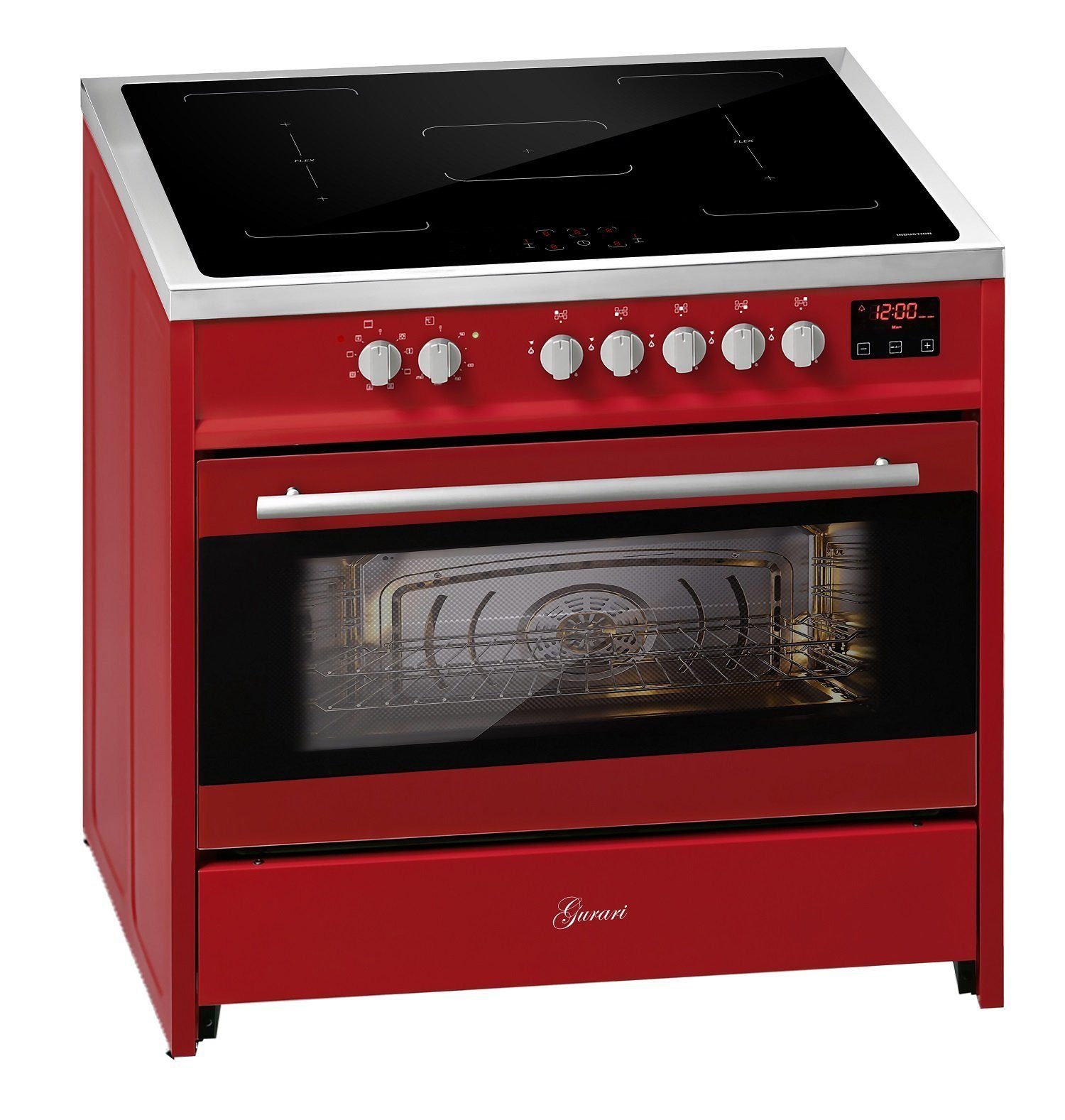 Induktions-Standherd E 913 R+CH 5001