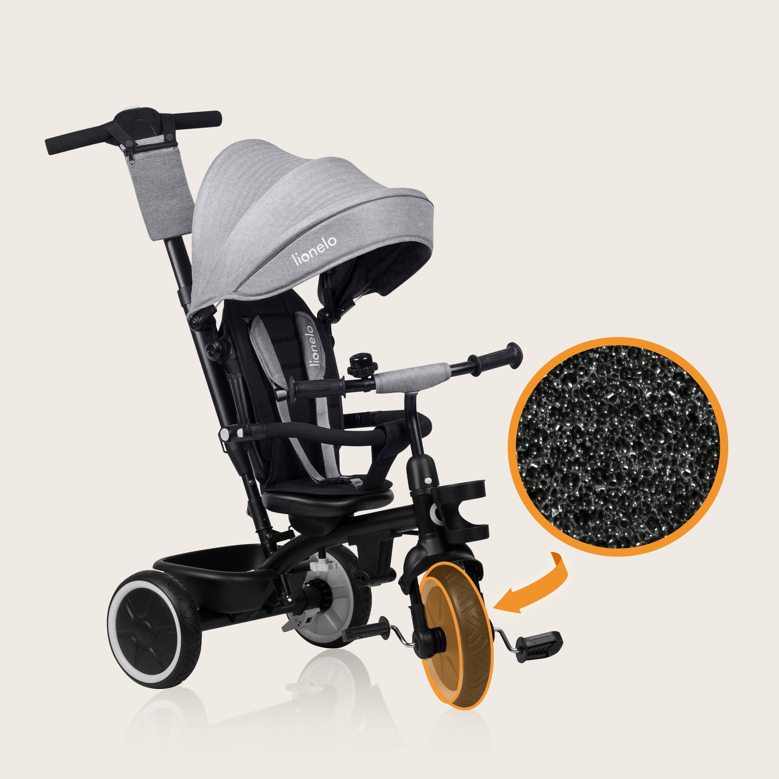 Dreirad-Kinderwagen BERRY