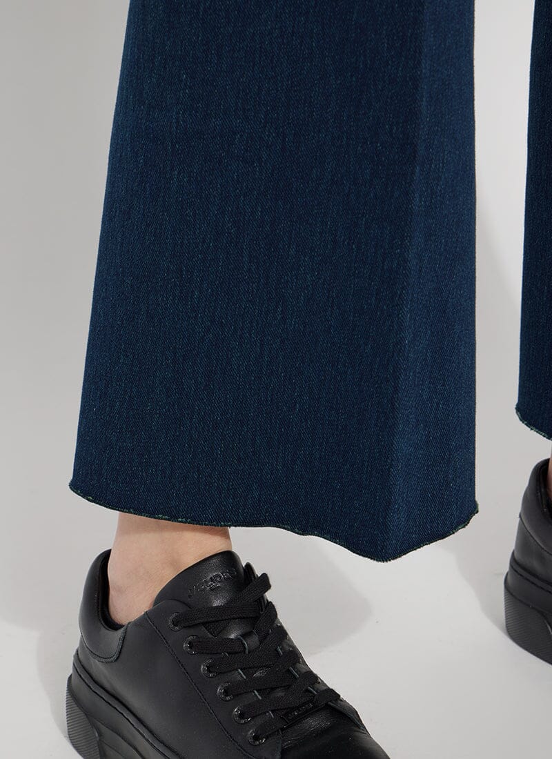 Erin High Waist Wide Leg Jeans in Indigo by Lysse