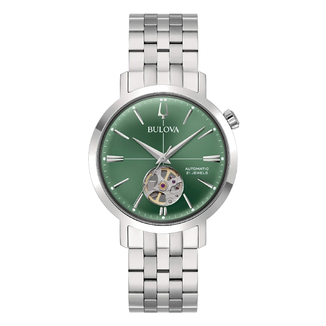 Orologio Bulova Aerojet 96A319 38mm automatico verde