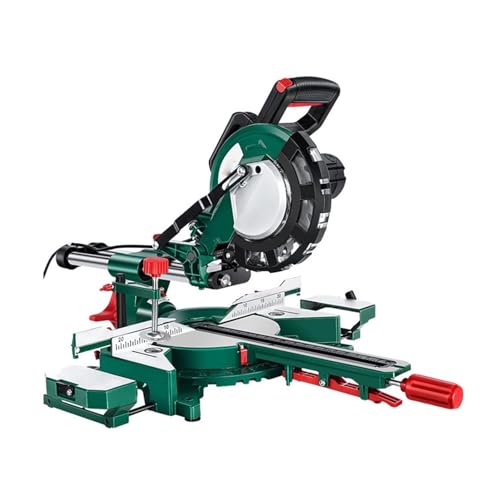 Troncatrice elettrica Sega da tavolo scorrevole ad alta precisione Mini macchina da taglio for legno da 8 pollici for la lavorazione del legno domestica : Amazon.it: Fai da te