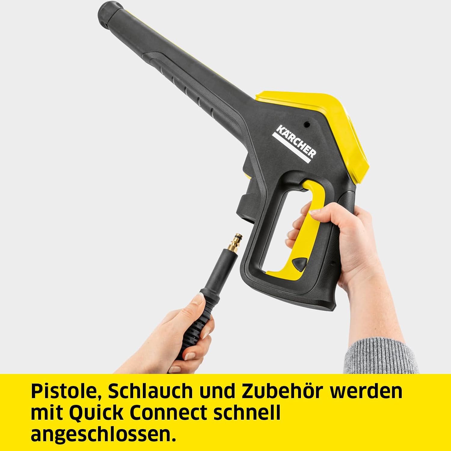 Krcher Hochdruckreiniger K 5 Compact, Druck: max. 145 bar, Durchfluss: max. 500 l/h, Flchenleistung: 40 m/h, Wasserfilter, Gewicht: 12 kg, Hochdruckschlauch und -pistole, Dreckfrser, Strahlrohr