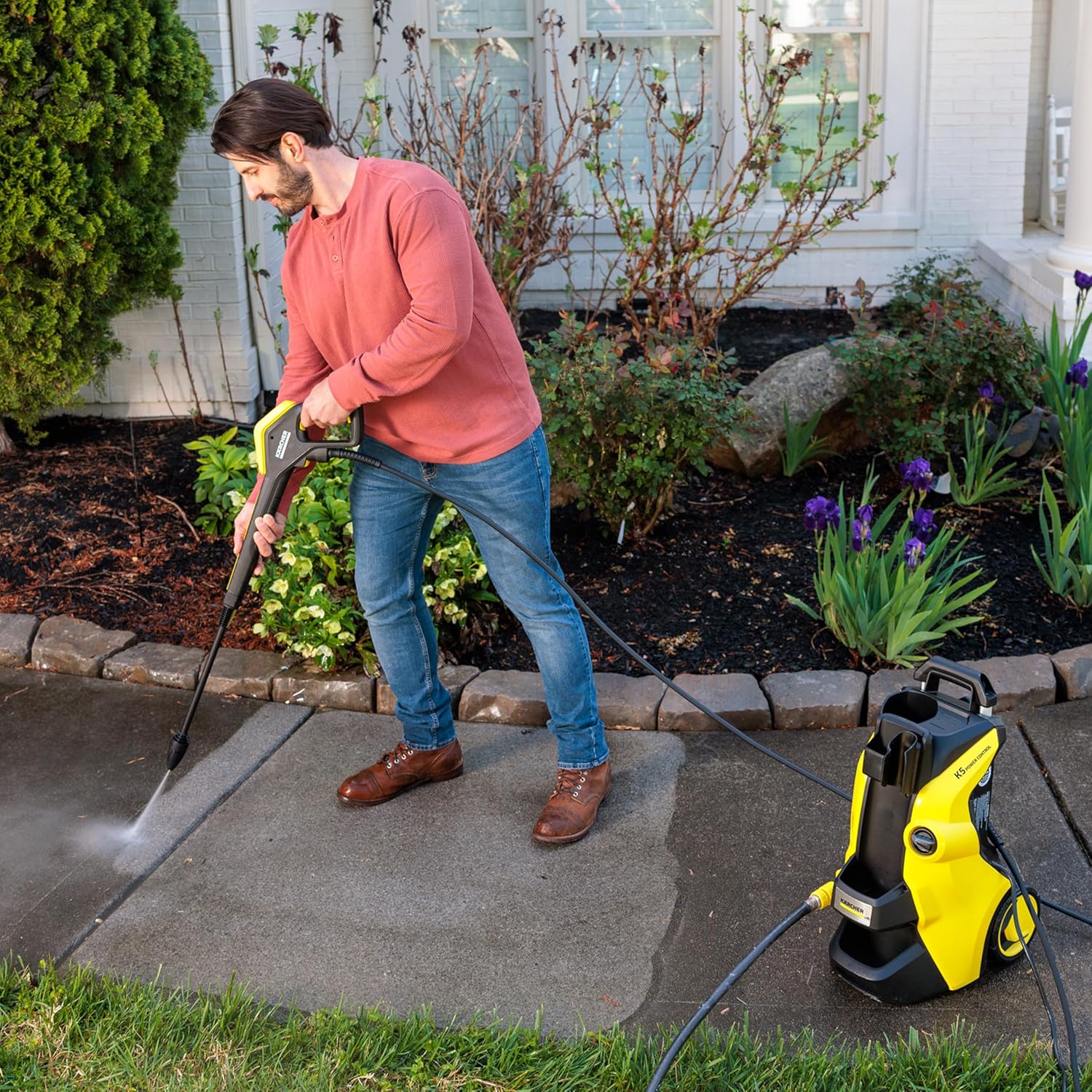 Kärcher Pressure Washer  K5 Power Control  Max 2500 PSI  32 ft. Hose  2 Spray Wands - 1.55 GPM