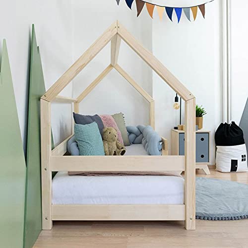 Benlemi Letto per bambini TERY 120 x 200 cm, grigio chiaro : Prima infanzia