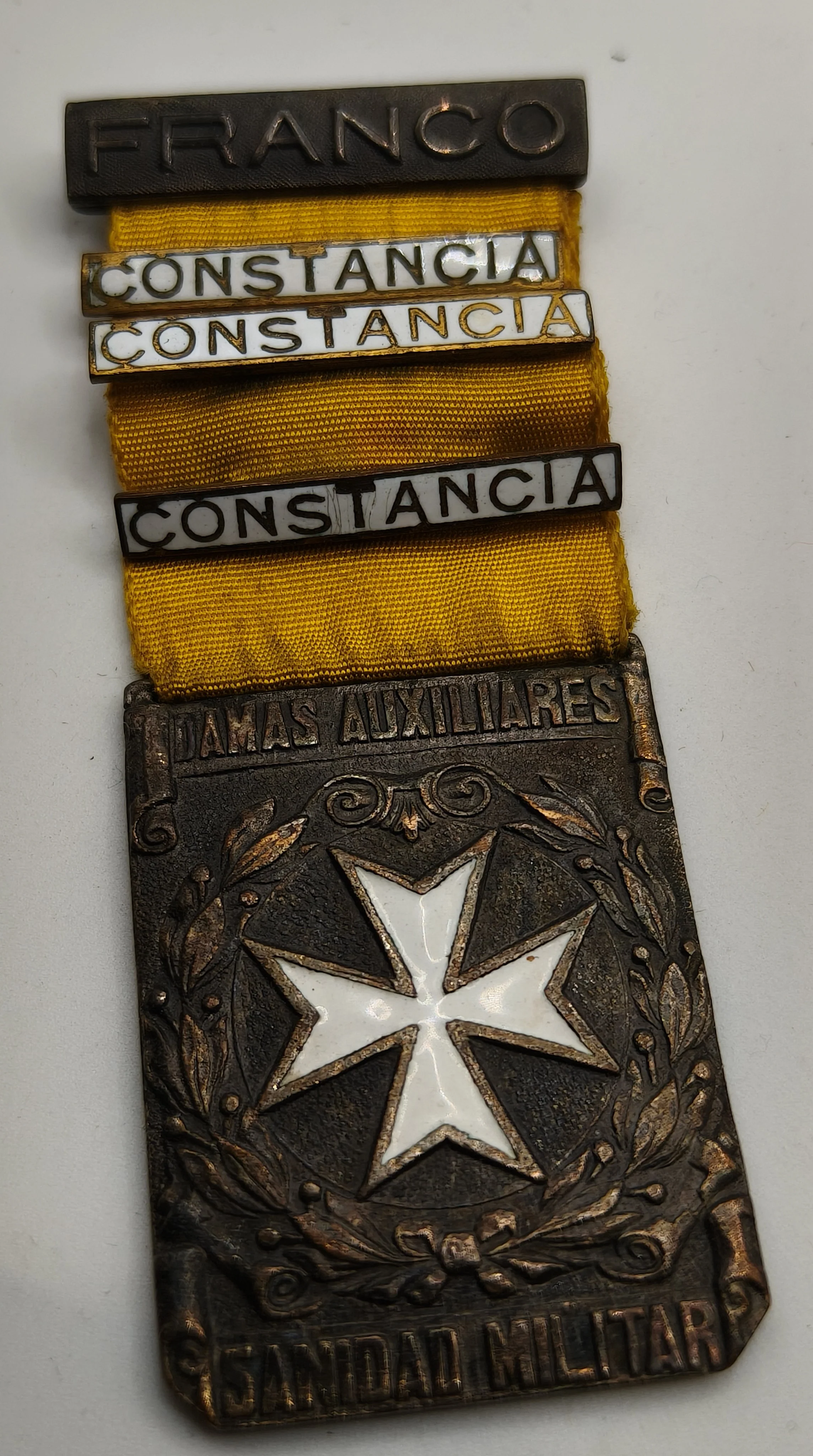 Medalla sanidad militar Franco. Espa?a