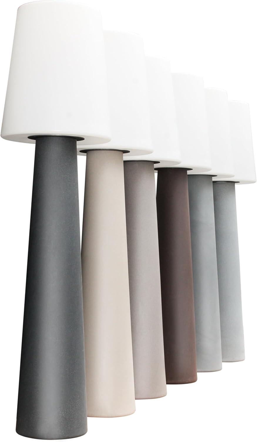 8 seasons design LED Stehlampe No. 1-160cm groß (Mint), E27, RGB Farbwechsel, dimmbar, Fernbedienung – wetterfest – Stehleuchte für innen & außen (Garten, Terrasse) - robust und langlebig