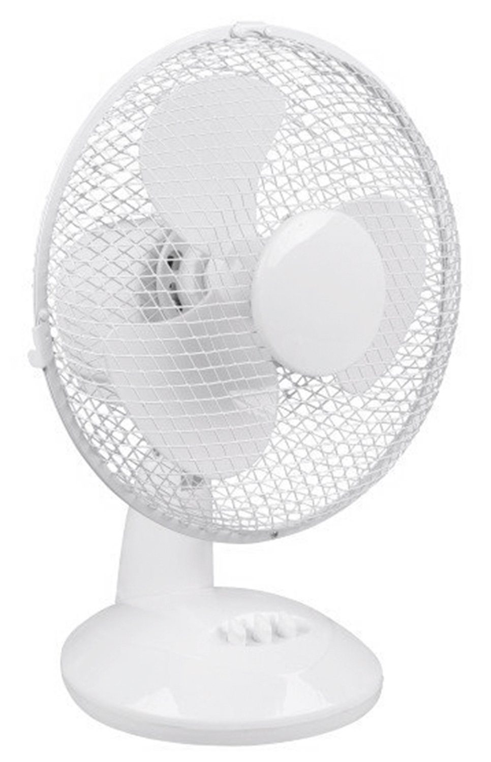 Standventilator Tischventilator BERGEN, Weiß, B 23 cm