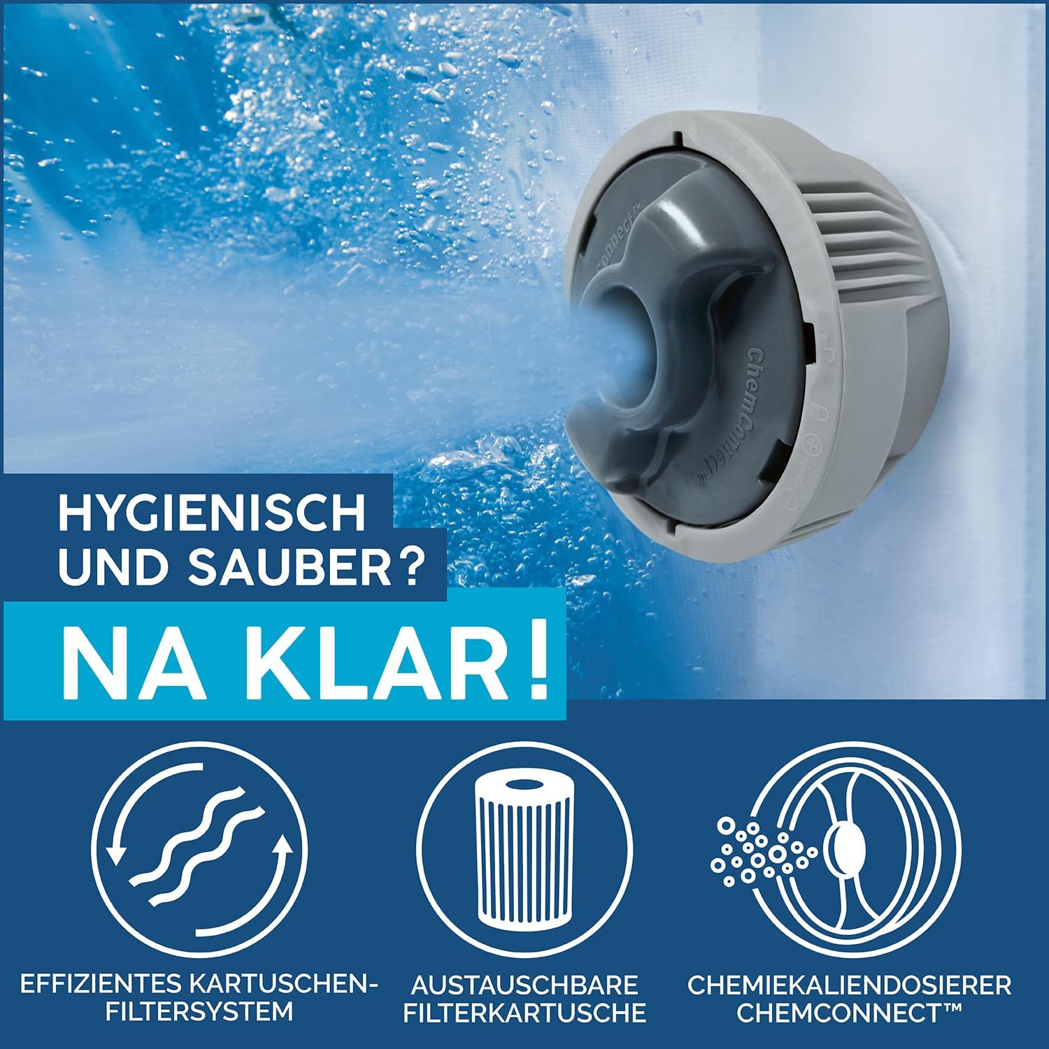 Bestway® Lay-Z-SPA® Whirlpool Palm Springs AirJet Ø 196 x 71 cm, rund