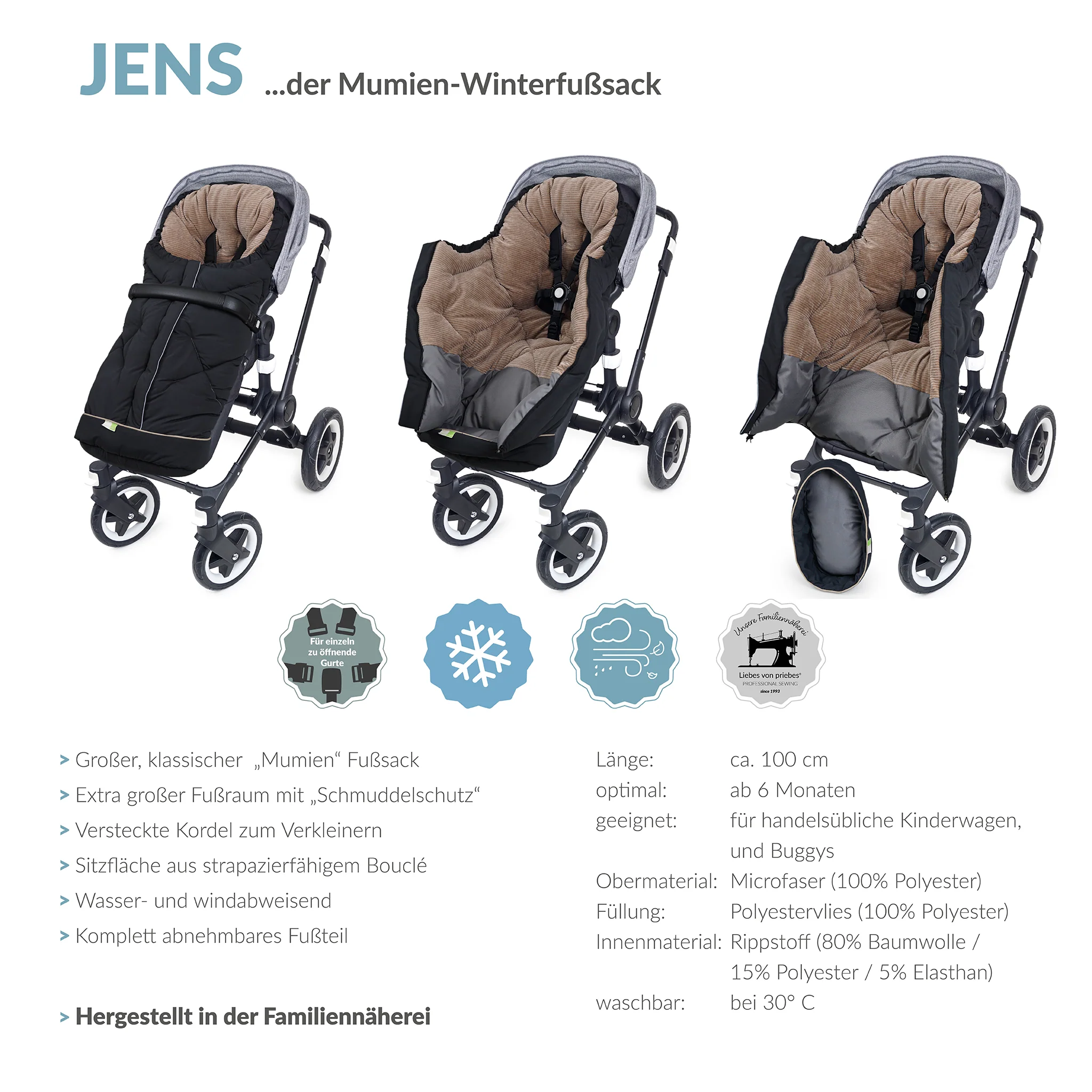 JENS der klassische Mumienfu?sack