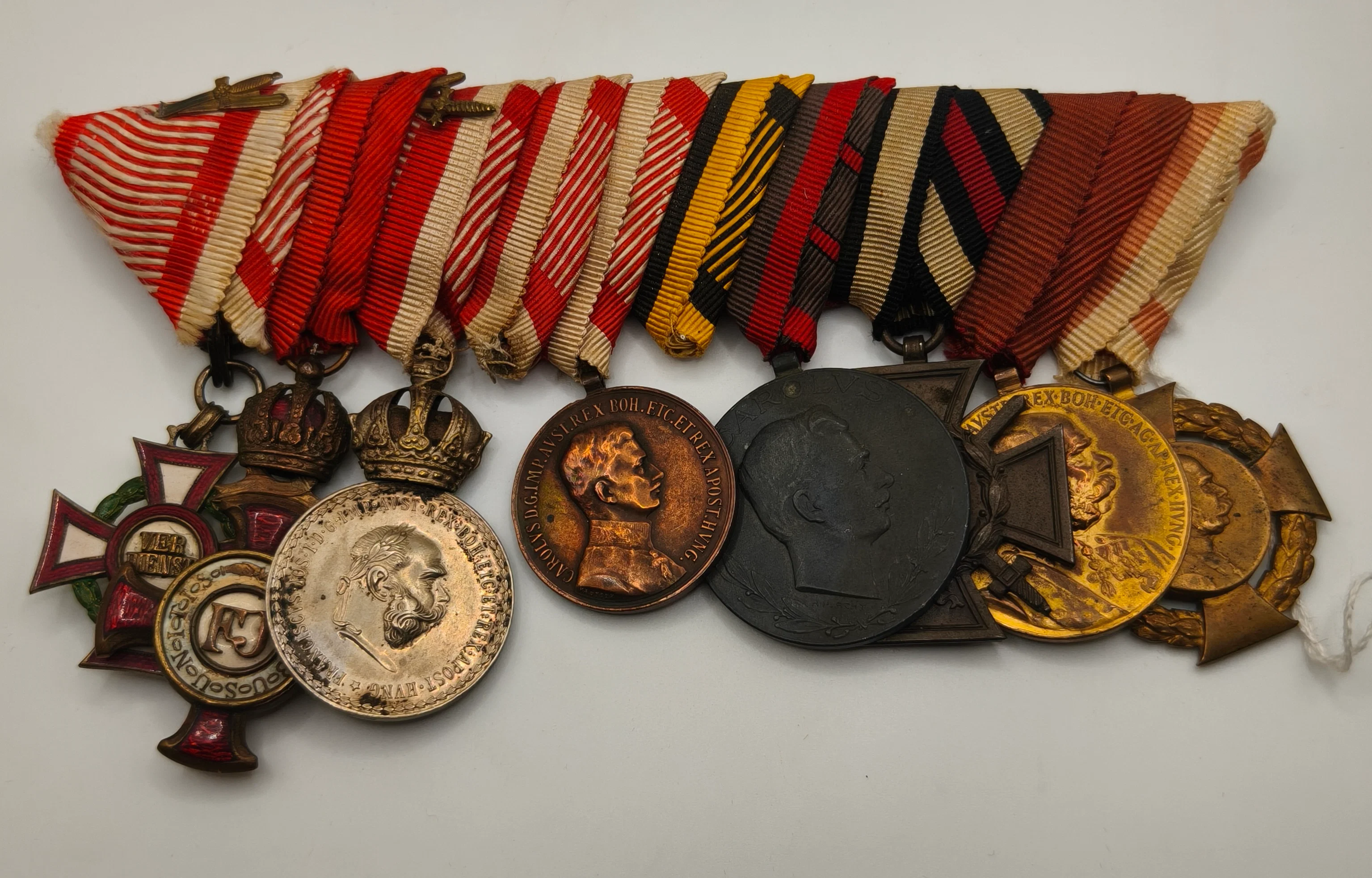 Austrian medal bar. Pre IWW Francisco Jos��