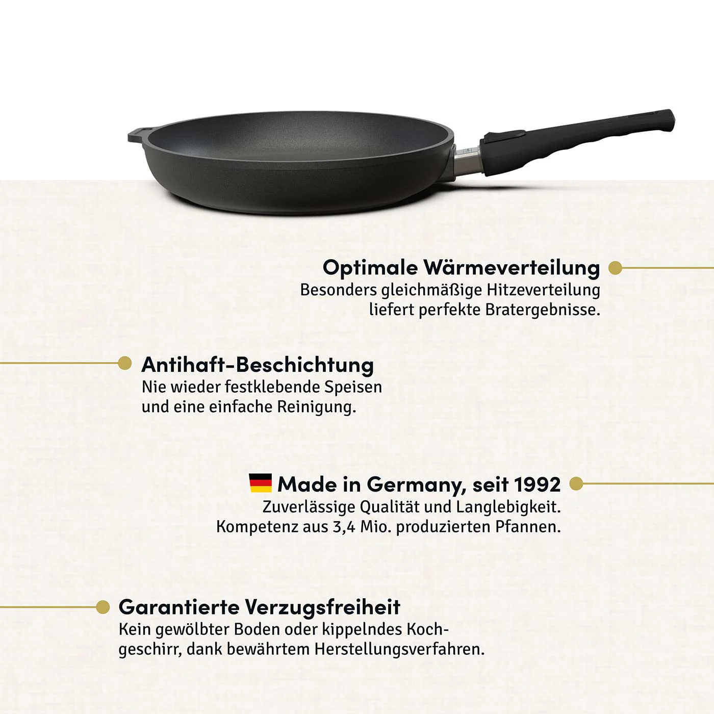 2025 Sartén Ø 20-32 cm con Tapa Opcional