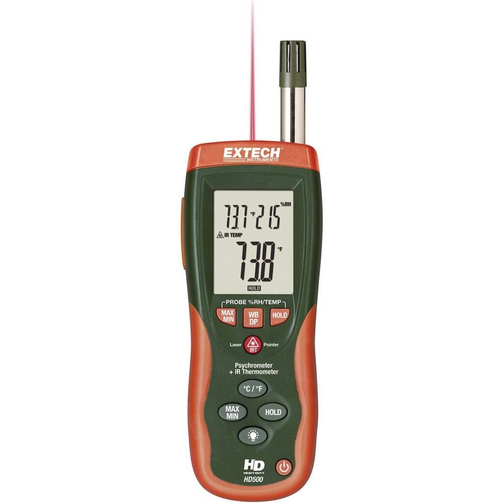 Hygrometer Psychrometer mit IR-Thermometer HD500