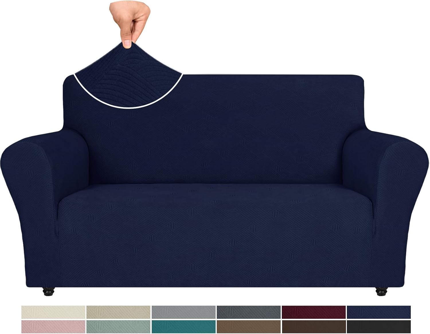 Ystyle Copridivano 3 Posti Con Braccioli, Copri Divano Antigraffio Gatto, Copridivani Elasticizzati, Pesante Inverno Copri Divani, Fodera Divano Antimacchia Lavabile Antiscivolo, Verde Chiaro