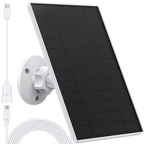 Caricatore per pannello solare compatibile con Eufycam 2C, 2C Pro, 2, 2 Pro, E20, E40, E, pannello solare impermeabile IP65 : Elettronica