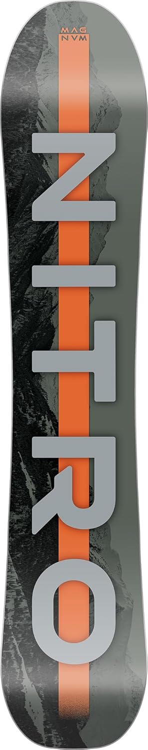Nitro Snowboards Herren Magnum BRD´25, Allmountainboard, Directional, Cam-Out Camber, All-Terrain, Freeride, Wide, für große