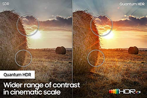 SAMSUNG 32-inch klasse QLED Q60A-serie - 4K UHD Dual LED Quantum HDR Smart TV met Alexa ingebouwd (QN32Q60AAFXZA, model 2021)
