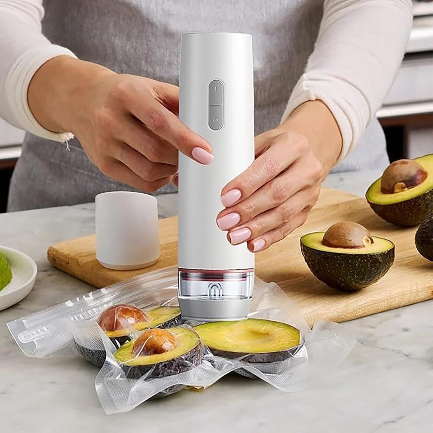 Hand-Vakuumierer Handliches Vakuumiergerät Vakuumierer Klein, Handvakuumierer